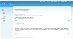 Desktop Screenshot of jaro.krivohlavy.cz